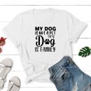 My Dog Is Not A Pet - My Dog Is Family Standard Tee White