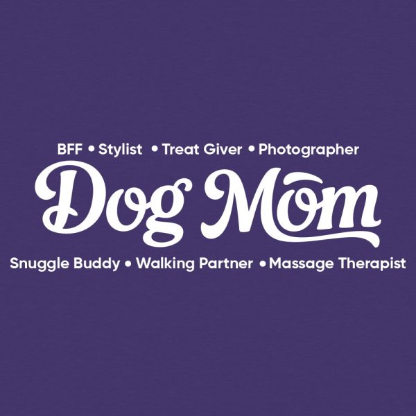 Dog Mom Is Just One Of My Titles Standard Tee Purple - Image 2