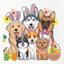 Doggie Easter Egg Hunt Standard Tee White