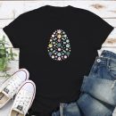 Easter Egg Paws & Bones Standard Tee Black