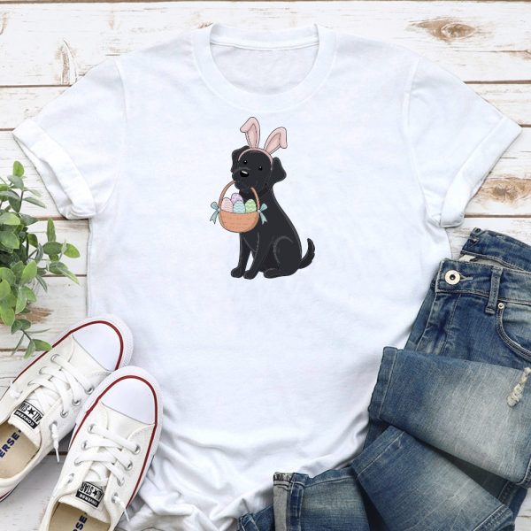Easter Egg Pup Standard Tee White