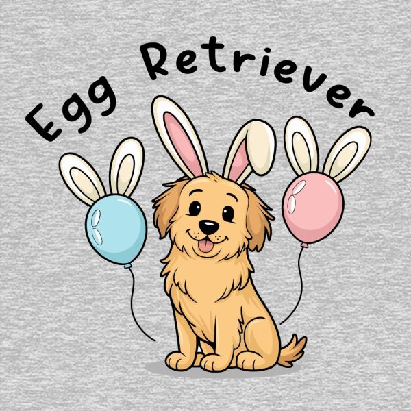 Egg Retriever Standard Tee Heather Grey - Image 2