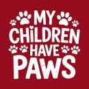My Children Have Paws Standard Tee Red