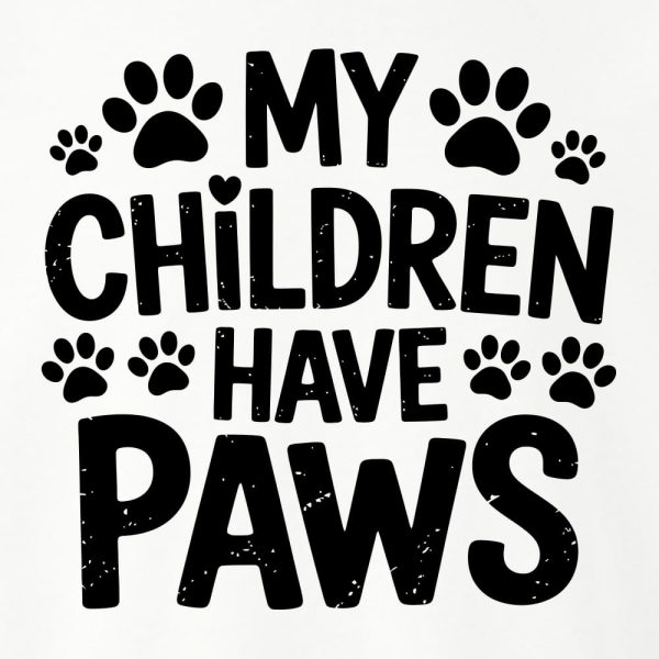 My Children Have Paws Standard Tee White - Image 2